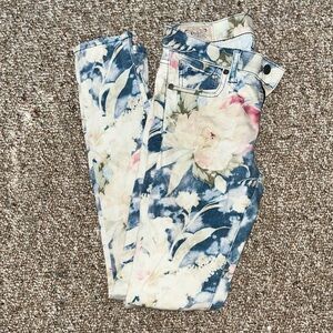 Children’s floral print jeans